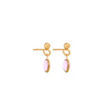 1980s Vintage Light Amethyst Earrings