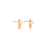 1980s Vintage Faux Pearl Post Earrings