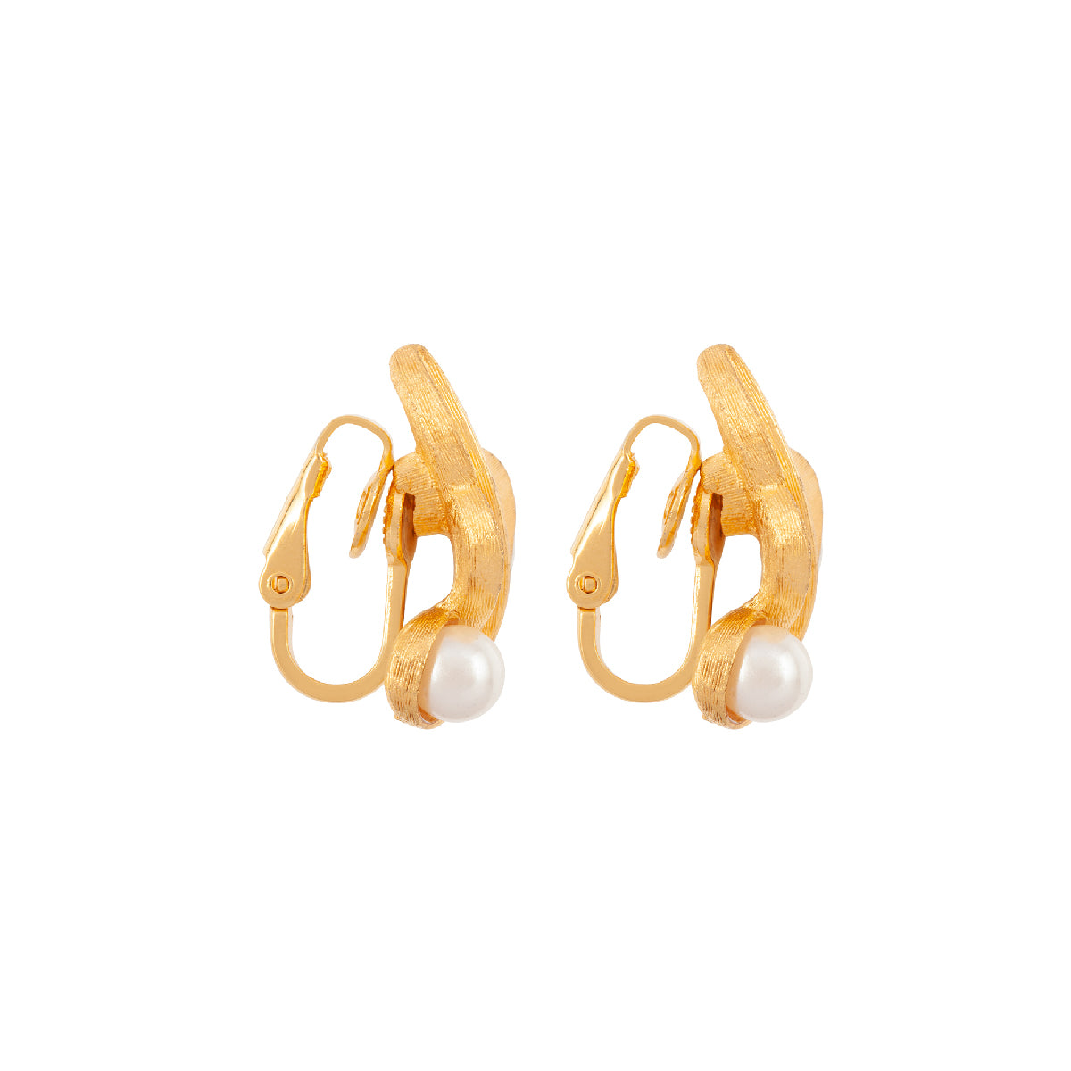 1960s Vintage Trifari Faux Pearl Earring & Necklace Set