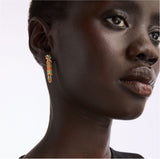 1980s Vintage D'Orlan Colourful Swarovski Crystal Clip-On Earrings