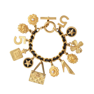1997 Vintage Chanel No. 5 Charm Bracelet