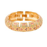 1980s Vintage D'Orlan Swarovski Crystal Pastel Bracelet