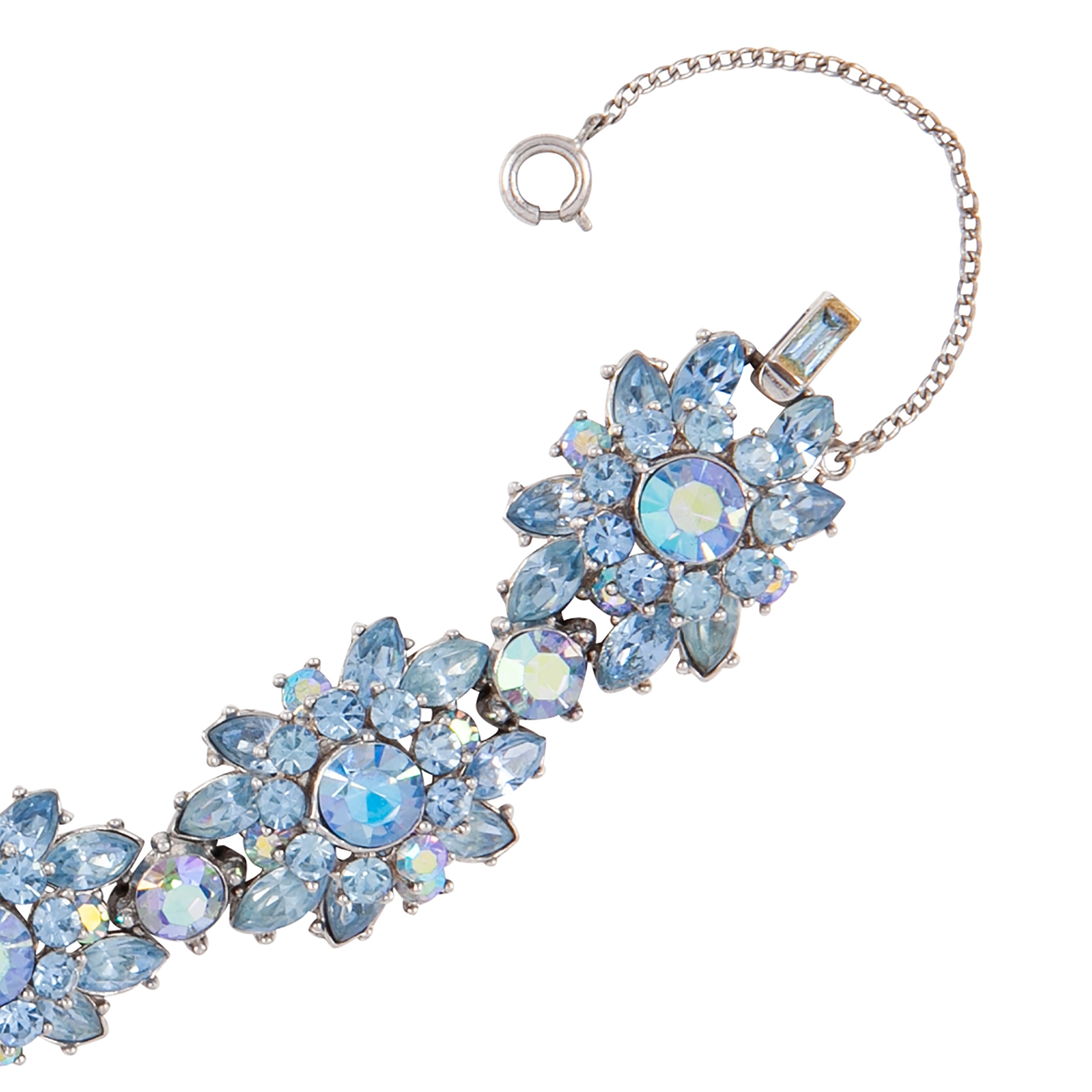 1950s Vintage Regal Trifari Aurora Borealis Bracelet