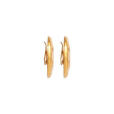 1990s Vintage Chanel Artisan Round Earrings