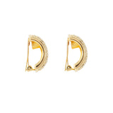 1980s Vintage Christian Dior Swarovski Crystal Clip-On Earrings