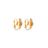 1980s D Orlan Star Swarovski Crystal Clip-On Earrings