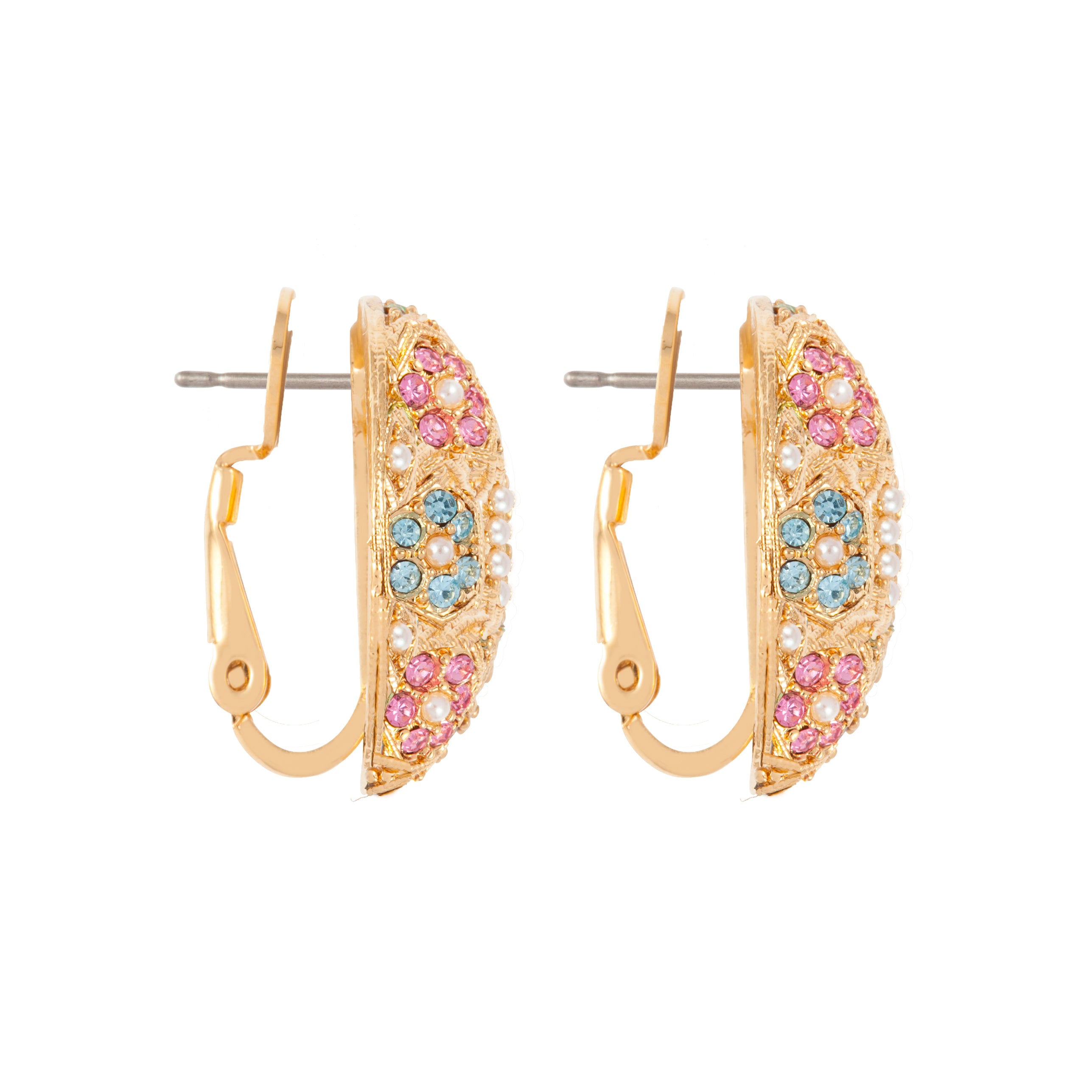 1980s Vintage D'Orlan Pastel Earrings