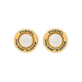 1980s Vintage Chanel Faux Pearl Statement Clip-On Earrings