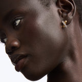 1980s Vintage Nina Ricci Crossover Earrings