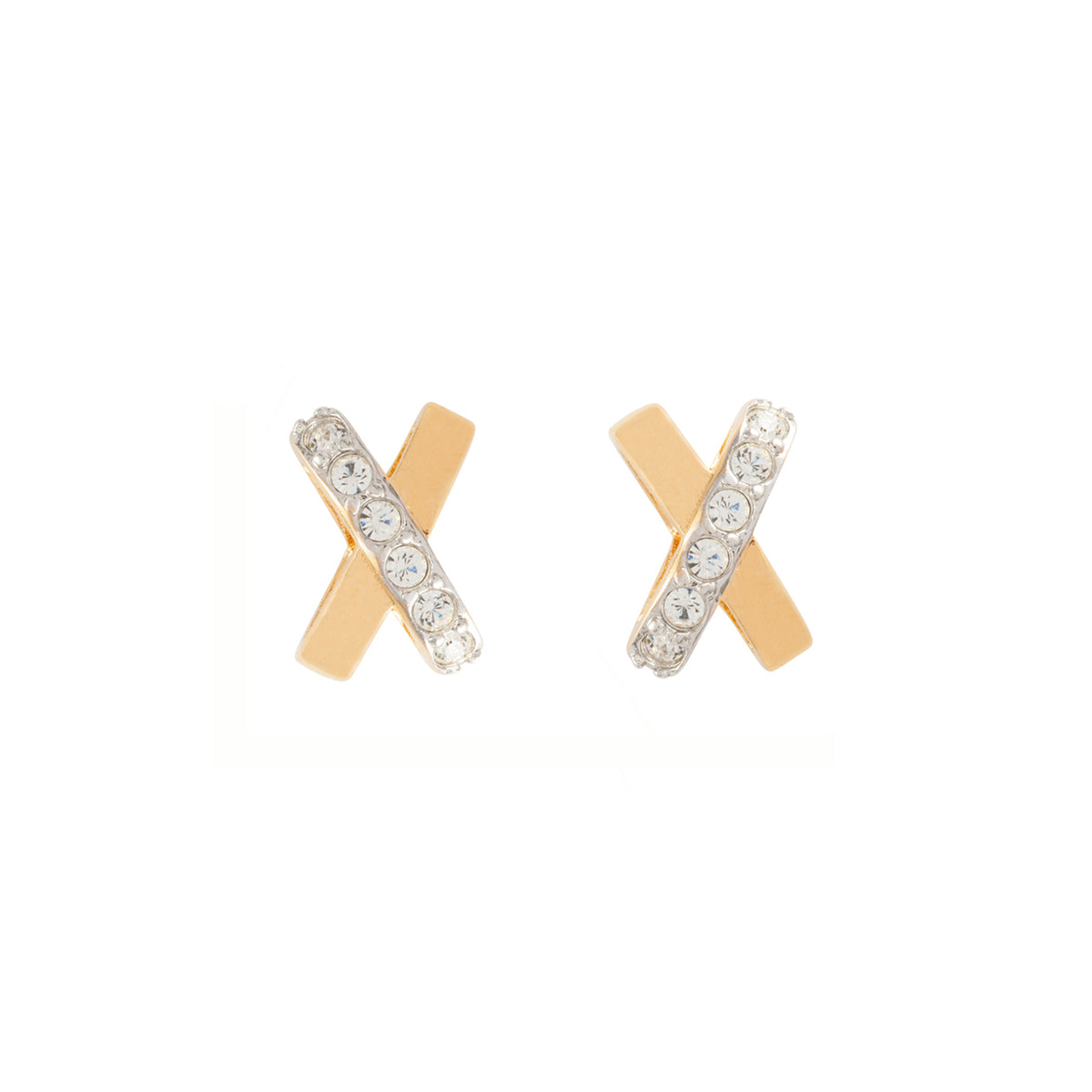 1980s Vintage Nina Ricci Crossover Earrings