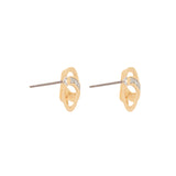 1980s Vintage Nina Ricci Crossover Earrings