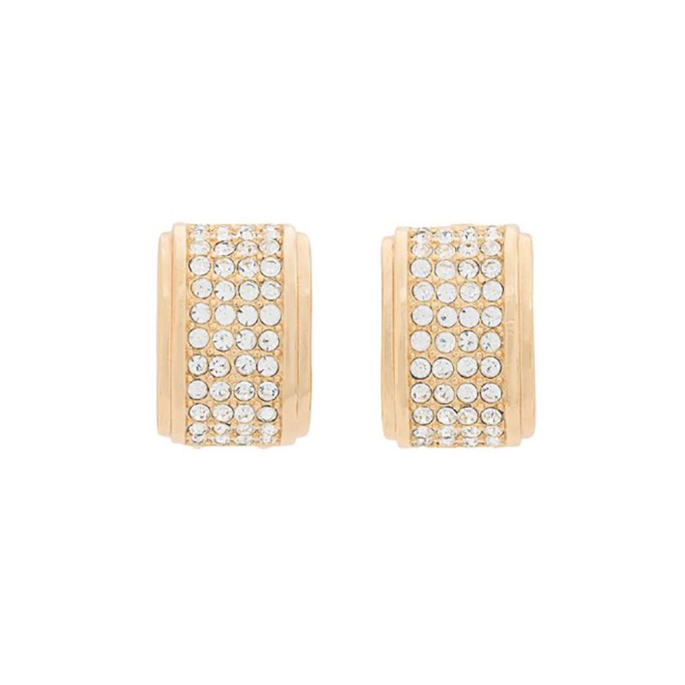 1980s Vintage Christian Dior Demi Hoop Clip-On Earrings