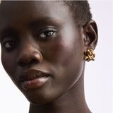1980s Vintage Christian Dior Chain Clip-On Earrings