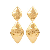 1994 Vintage Chanel Statement Clip-On Earrings
