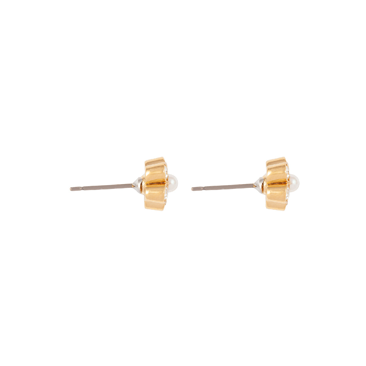 1980s Vintage Nina Ricci Flower Earrings
