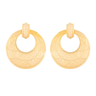 1990s Vintage Oversized Hoop Earrings