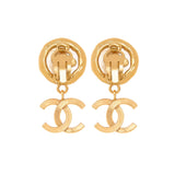 1994 Vintage Chanel Faux Pearl Clip-On Earrings