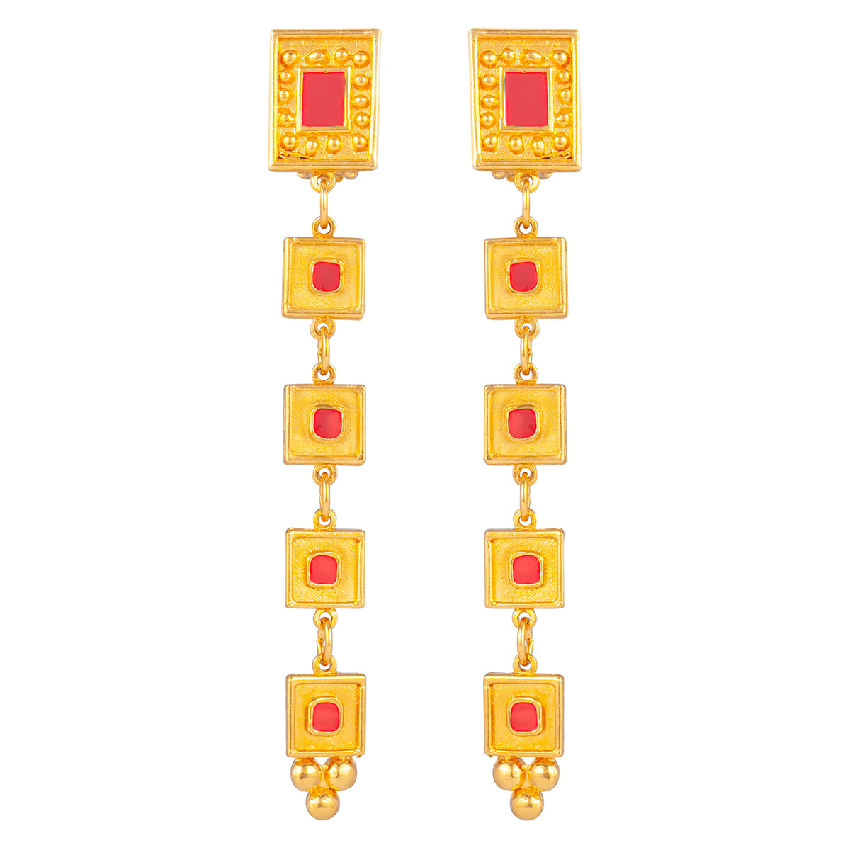 1980s Vintage Chandelier Clip-On Earrings