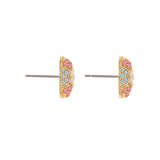 1980s Vintage D'Orlan Round Earrings
