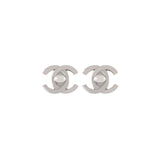 1996 Vintage Chanel Turn Lock Clip-On Earrings