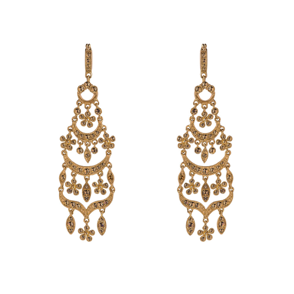 2000s Monet Chandelier Cascading Earrings