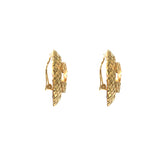 1990 Vintage Chanel Quilted Clip-On Earrings
