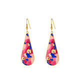 1980s Vintage Cloisonné Drop Earrings