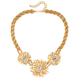 1980s Vintage Kenneth Jay Lane Earring and Necklace Matching Set