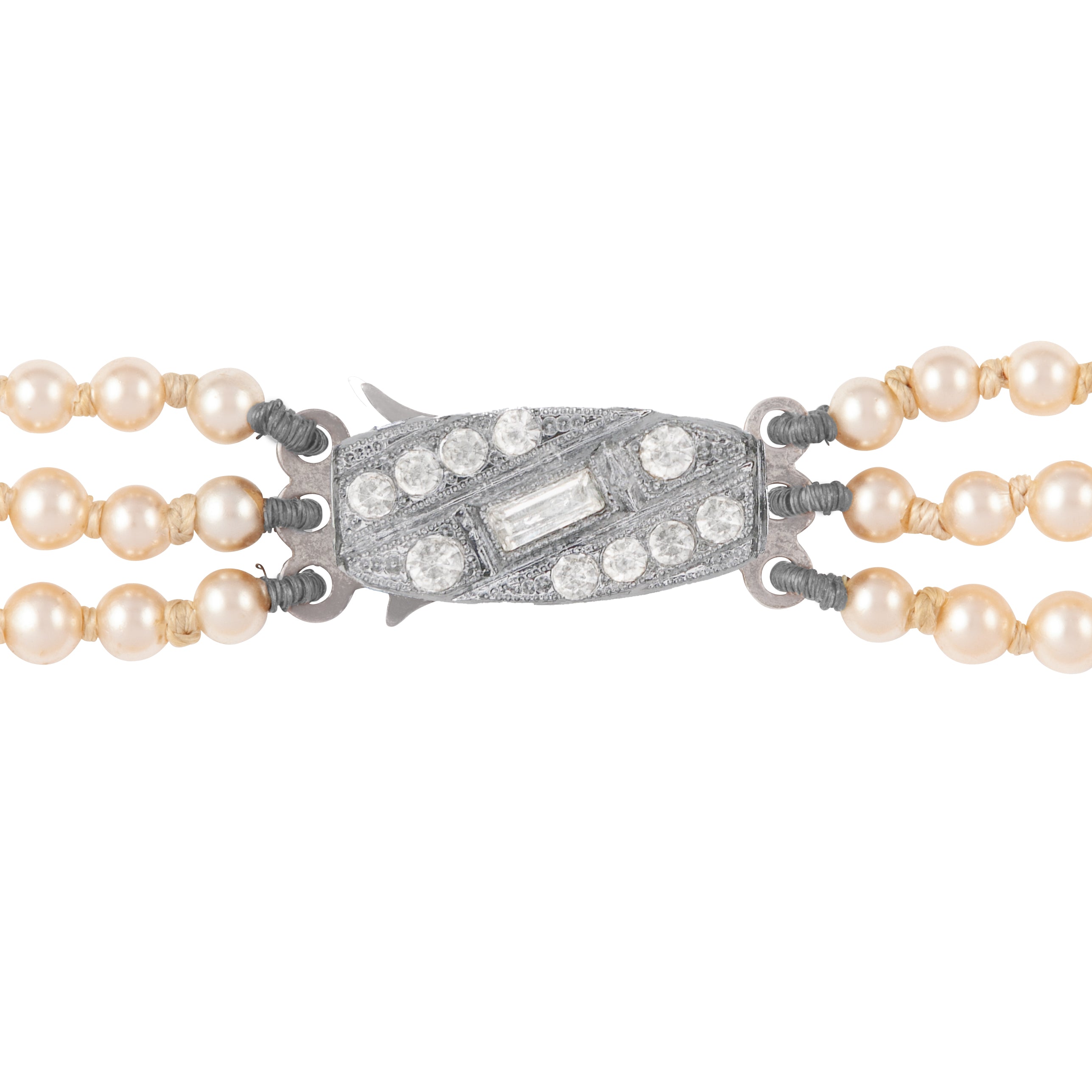 1960s Vintage Faux Pearl Necklace