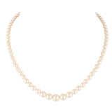 1970s Vintage Graduated Faux Pearl Necklace