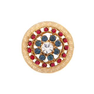 1980s Vintage Grecian Border Brooch