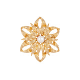 1990s Vintage Flower Brooch