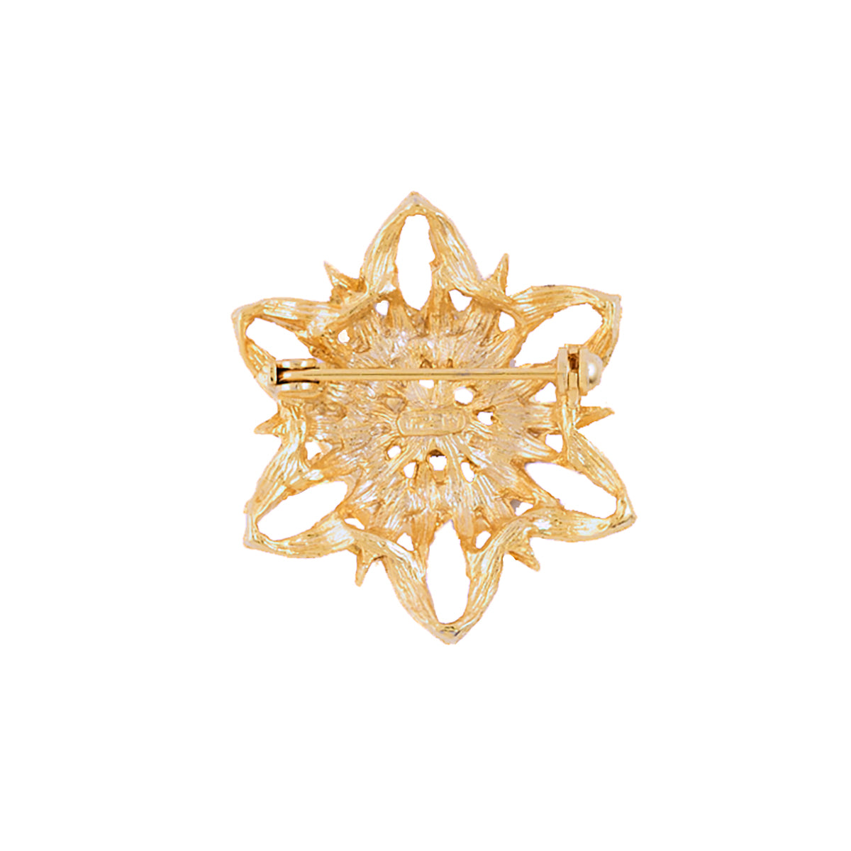 1990s Vintage Flower Brooch
