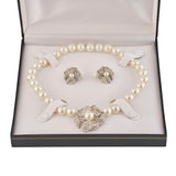 1990s Vintage Kenneth Jay Lane Earring and Necklace Matching Set