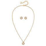 1980s Vintage Christian Dior Necklace And Earring Set
