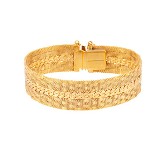 1990s Vintage Flex Mesh Bracelet