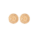 1990s Vintage Christian Dior Monogram Clip-On Earrings