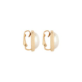 1980s Vintage Christian Dior Faux Pearl Clip-On Earrings