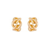 1980s Vintage Christian Dior Chain Clip-On Earrings