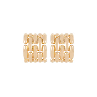 1980s Vintage Givenchy Weave Clip-On Earrings