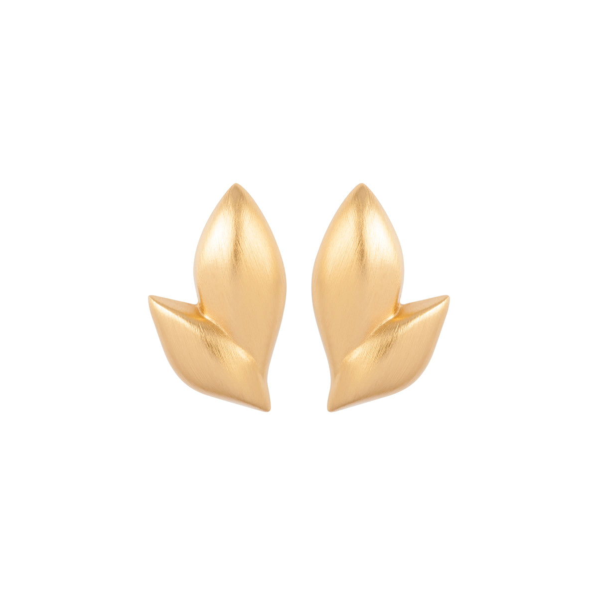 1980s Vintage Monet Leaf Earrings