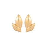 1980s Vintage Monet Leaf Earrings