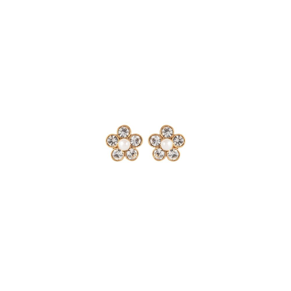 1980s Vintage Nina Ricci Flower Earrings