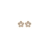 1980s Vintage Nina Ricci Flower Earrings