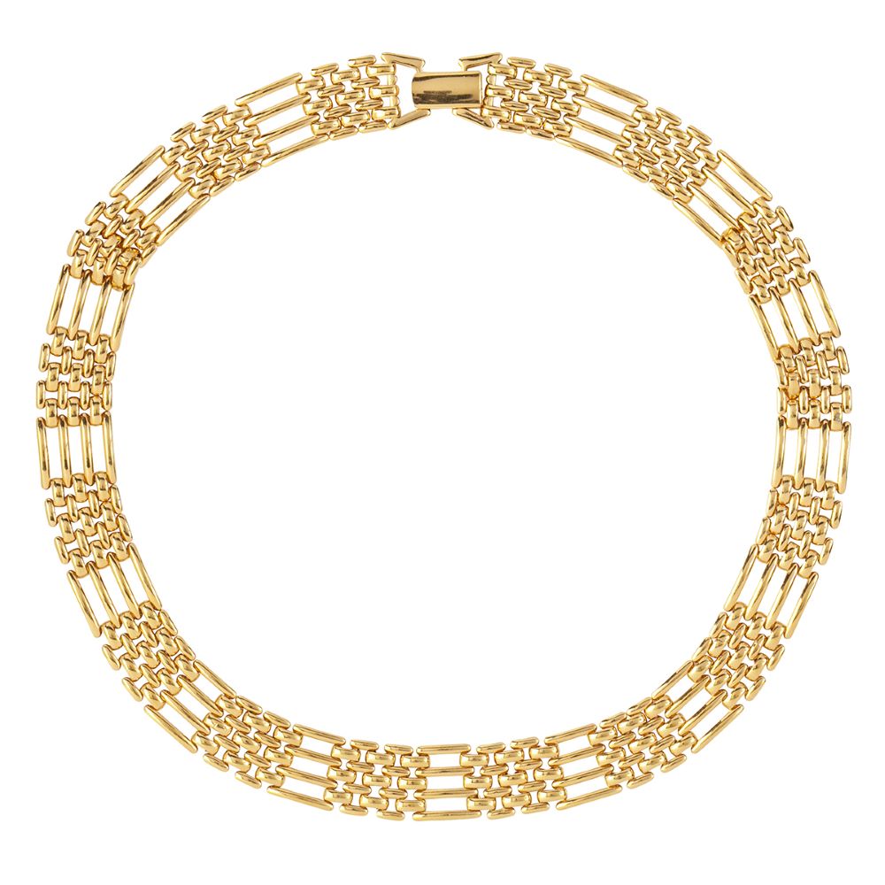 1980s Vintage Napier Watchband Necklace