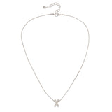 1990s Vintage Nina Ricci Criss Cross Necklace