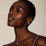 1990s Vintage Nina Ricci Faux Pearl Pendant Necklace