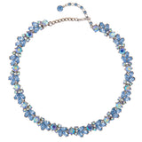 1950s Vintage Trifari Blue Crystal Necklace