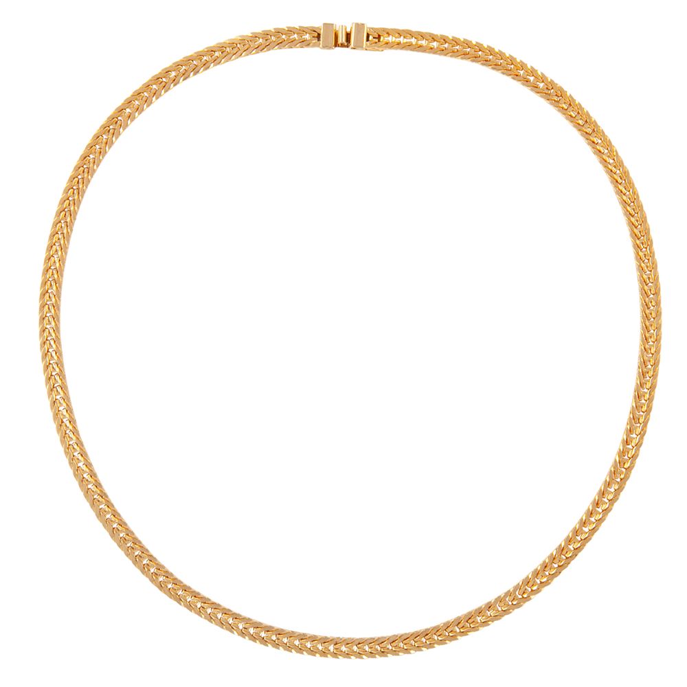 1980s Vintage Braided Collar Necklace