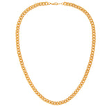 1980s Vintage Sleek Curb Chain Necklace